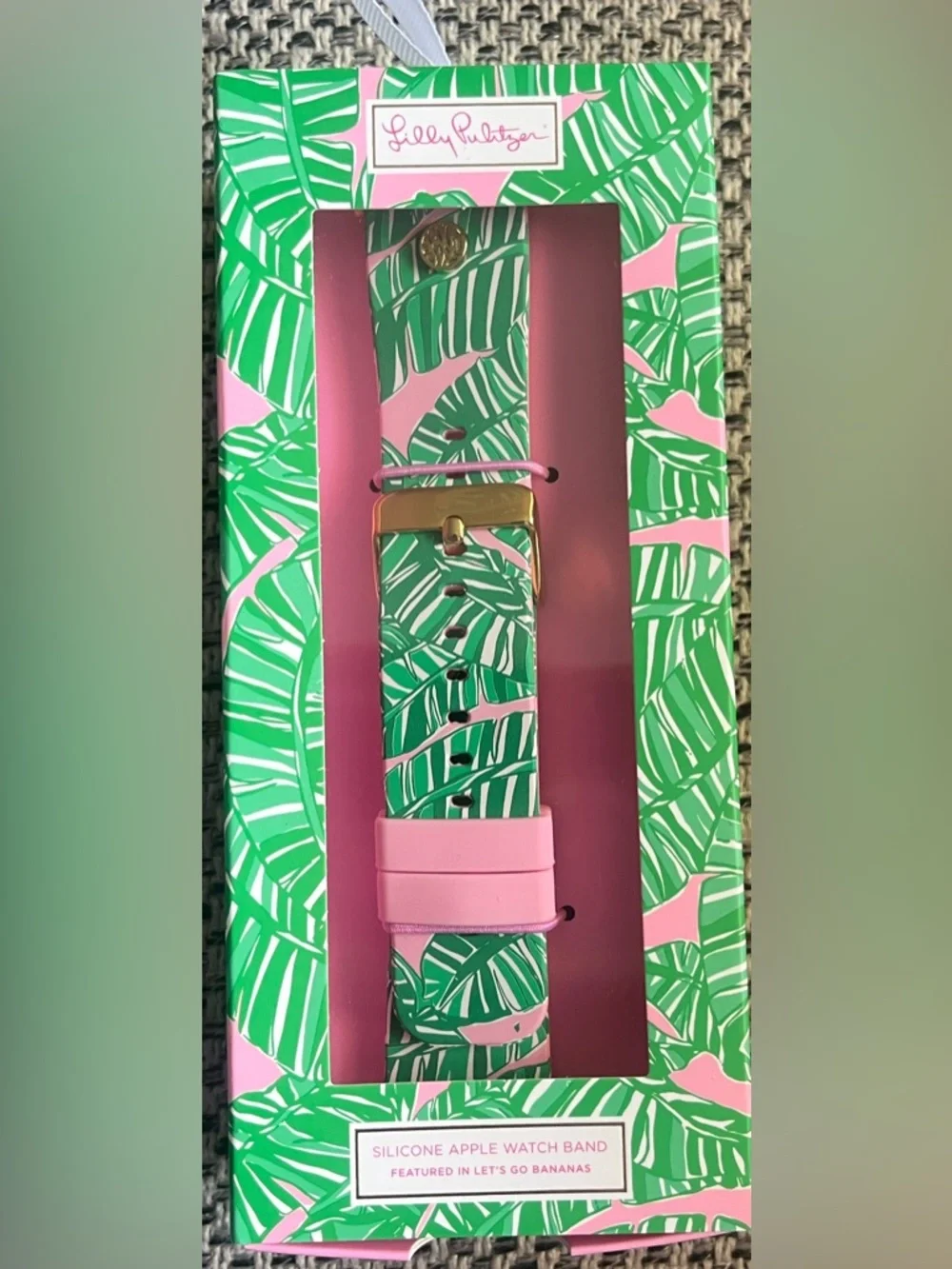 Lilly Pulitzer Let's Go Bananas Silicone Watch Band - Picture 1 of 5